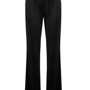Pantalon ample à taille haute MILLY en coloris Noir