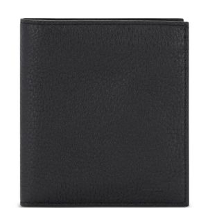 Moorer Black Textured Wallet for men