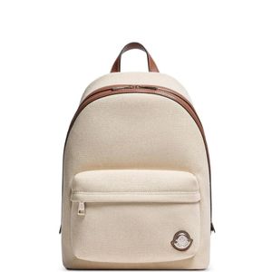 Moncler Natural Carlo Logo-Patch Backpack