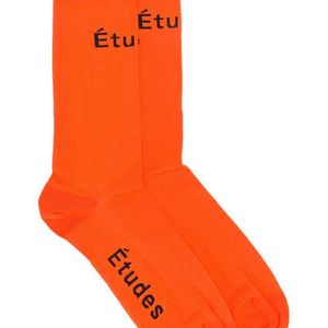 Etudes Studio Socken mit Logo in Orange für Herren