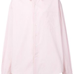 メンズ AMI Oversize Long Sleeve Shirt With Chest Pocket ピンク