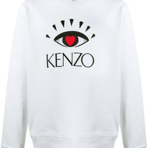 メンズ KENZO 限定エディション ホワイト Cupid スウェットシャツ
