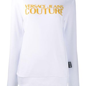 Versace Jeans Caviar ロゴ スウェットシャツ ホワイト