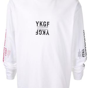 メンズ Yoshio Kubo ロゴ Tシャツ ホワイト