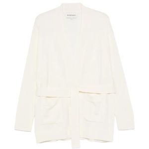 Bompard White Belted Pocket Jacket