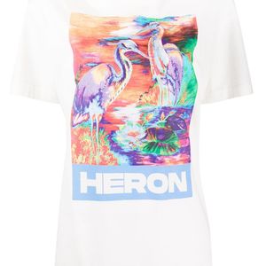 Heron Preston オフホワイト Heron カラー T シャツ