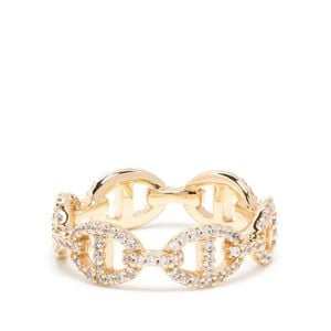 Apm Monaco Metallic Maille Marine Ring