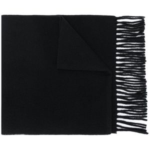 Vivienne Westwood ロゴ フリンジスカーフ ブラック