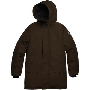 Canada Goose Brown Langford Hooded Padded Parka Coat for men