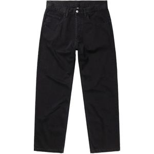 No Problemo Black Patch Embroidered Jeans