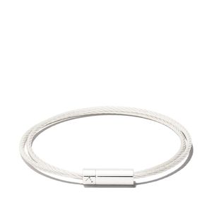 Le Gramme Le 9 Grammes Double Cable ブレスレット ホワイト