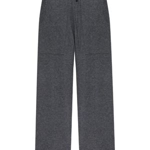 Lisa Yang Grey Cashmere Drawstring Trousers