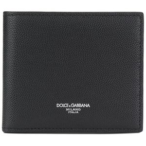 メンズ Dolce & Gabbana 二つ折り財布 ブラック