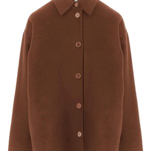 Aspesi Braun Jacke Mit Knöpfen