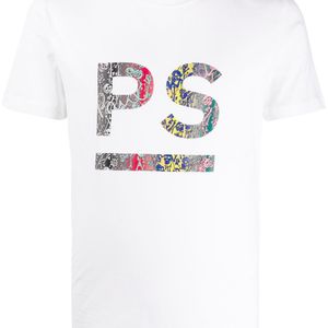 メンズ PS by Paul Smith ロゴ Tシャツ ホワイト