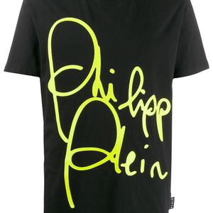 メンズ Philipp Plein ラウンドネック Tシャツ ブラック