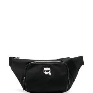 Karl Lagerfeld Black Ikon Belt Bag