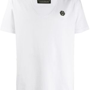 メンズ Philipp Plein Original Vネックtシャツ ホワイト