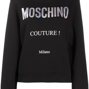 Moschino ロゴ スウェットシャツ ブラック