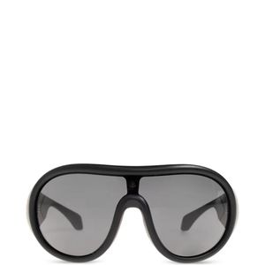 Moncler Grey Oval-Frame Sunglasses