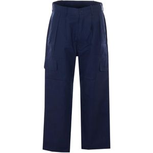 FAMILY FIRST Blue Cargo-Pockets Trousers for men