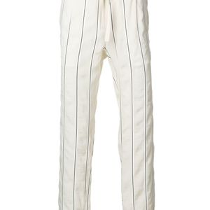 Pantaloni a righe di Haider Ackermann in Bianco da Uomo