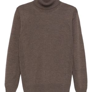 Kangra Grey Roll-Neck Knitwear for men