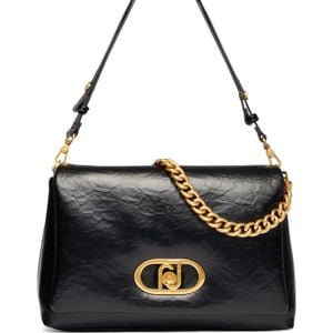 Liu Jo Black Lapuffy Shoulder Bag