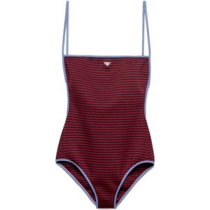Prada Rot Einteiliger Badeanzug Aus Interlock-Jersey