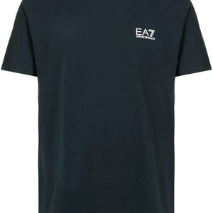 メンズ EA7 ロゴ Tシャツ ブラック