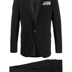 メンズ DSquared² ポケットチーフ スーツ ブラック