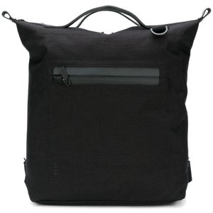 Ally Capellino Top Handle Zip Pocket Backpack in het Zwart