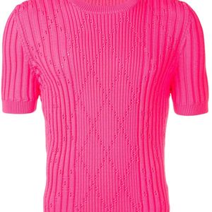 Versace Sweater Met Korte Mouwen in het Roze voor heren
