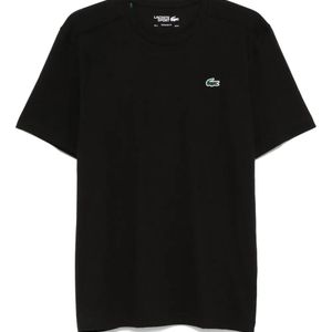 Lacoste Black Logo-Print T-Shirt for men