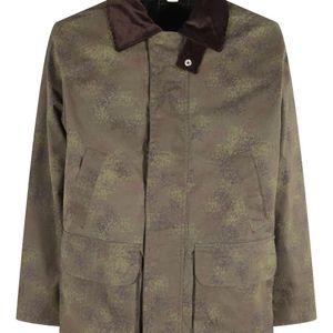 sunflower Brown Corduroy-Collar Camouflage Jacket for men