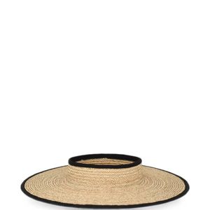 Gigi Burris Millinery White Ines Wide-Brim Visor