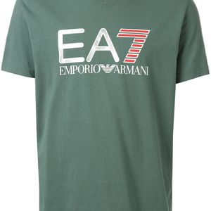 メンズ EA7 Ea7 Vネック Tシャツ グリーン