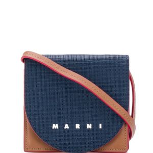 メンズ Marni ロゴ バッグ ブルー