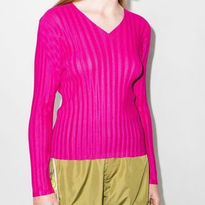 Pleats Please Issey Miyake プリーツ トップ ピンク