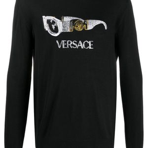 メンズ Versace プルオーバー ブラック
