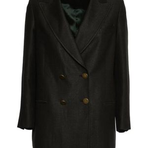 SAULINA Black Double-Breasted Agata Blazer