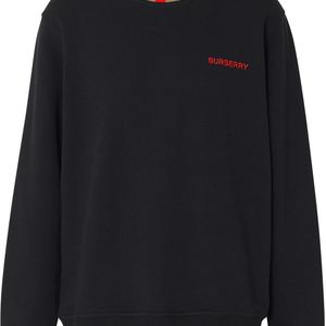 Burberry Katoenen Sweater in het Zwart voor heren