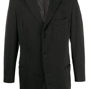 メンズ Giorgio Armani テーラードジャケット ブラック