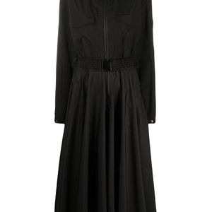 Moncler ベルテッド ドレス ブラック