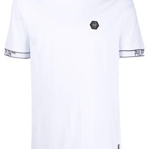 メンズ Philipp Plein ロゴ Tシャツ ホワイト