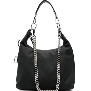R13 Black Sac Porté Épaule À Détails De Clous Et Chaîne