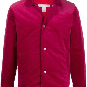 メンズ Comme des Garçons スリムフィット シャツジャケット ピンク