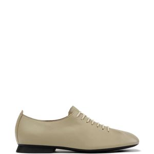 Camper White Casi Myra Lace-Up Ballet Flats