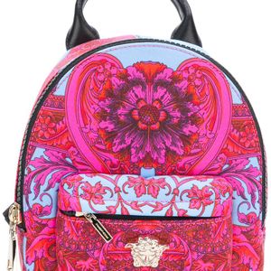 Versace Pink Baroccoflage Backpack