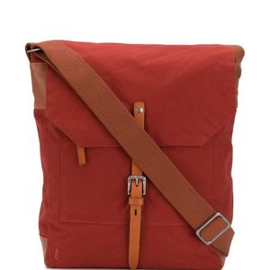 Bolso satchel de algodón encerado Brick Jonny Ally Capellino de color Rojo